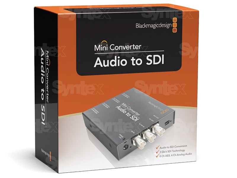 Priključki Mini Converter Audio to SDI