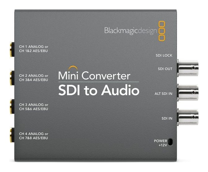 Mini Converter SDI to Audio – Štirje analogni kanali ali osem AES/EBU