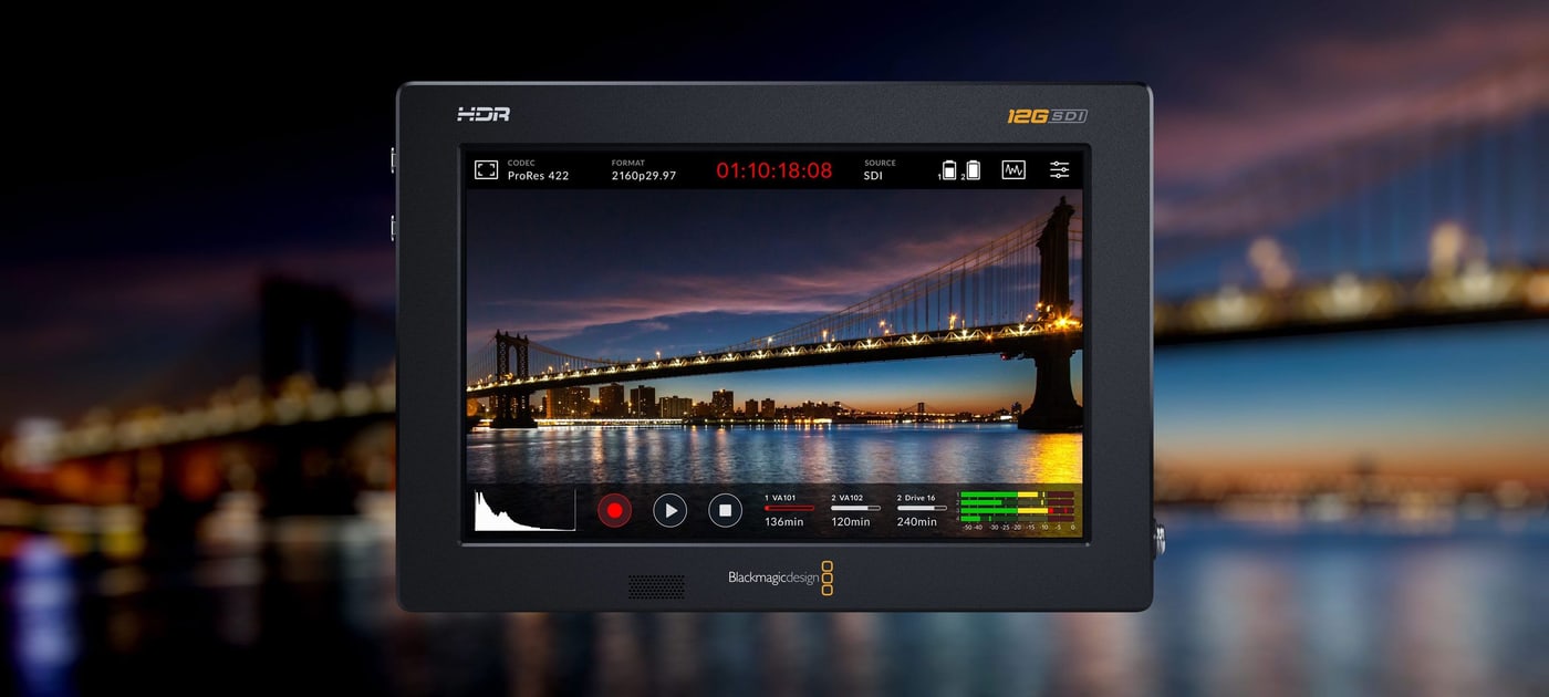 Video Assist 7″ 12G HDR – Izjemno svetel zaslon HDR s širokim barvnim obsegom