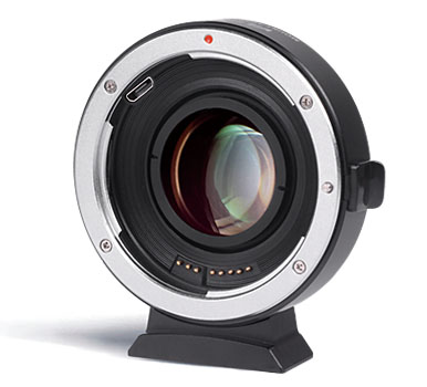 Canon EF na FUJIFILM X s redukcí 0,71×