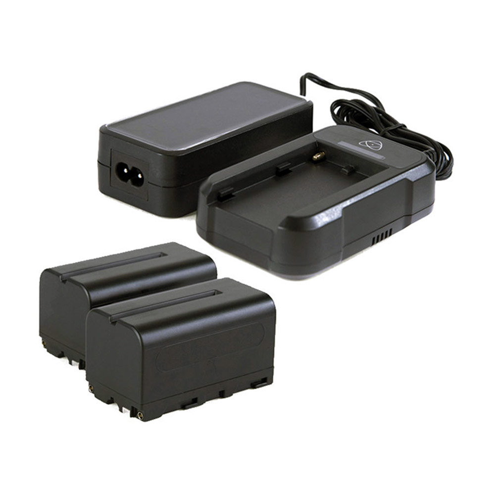 Atomos AtomX Power Kit 2 – dve bateriji NP-F750, polnilnik in napajalnik