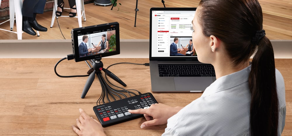 ATEM Mini Pro – Pretakanje, snemalnik in spletna kamera USB v enem