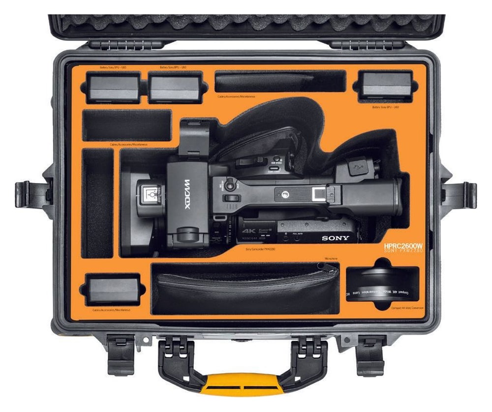 HPRC 2600W – Vložek po meri za Sony PXW-Z280