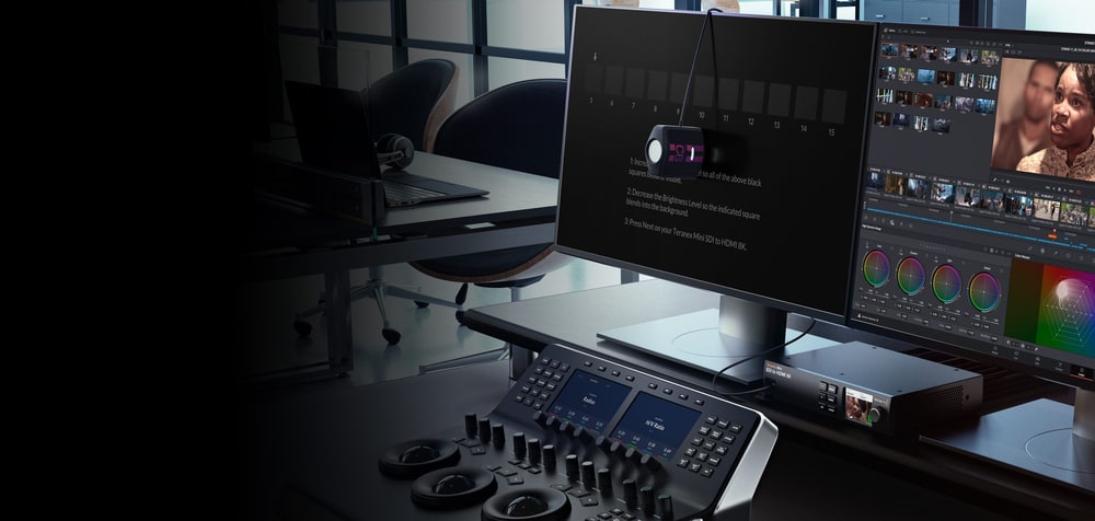 Teranex Mini SDI to DisplayPort 8K HDR – 3D LUT in kalibracija monitorja