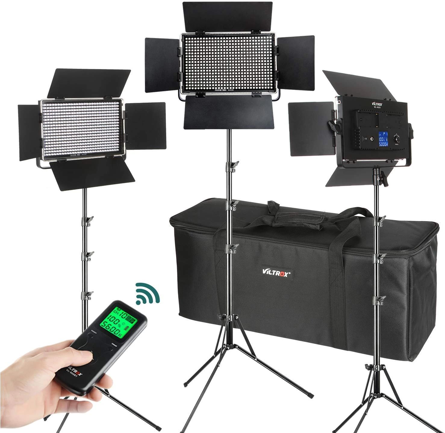 Komplet treh LED-panelov Viltrox VL-40T