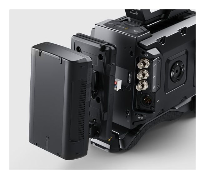 Blackmagic URSA Mini Pro 12K – Običajne baterije in napajanje