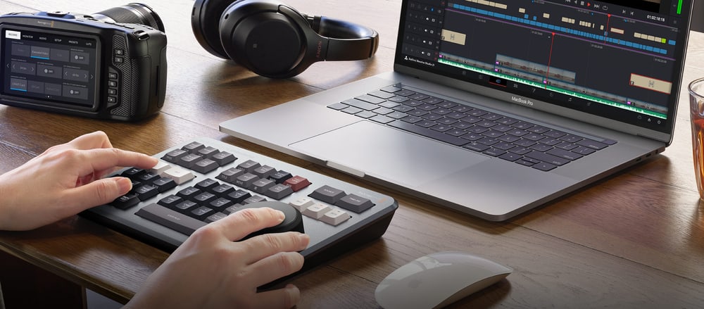 DaVinci Resolve Speed Editor – Bluetooth in vgrajena baterija