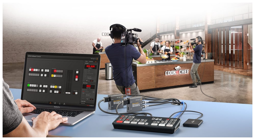 Micro Converter BiDirectional SDI/HDMI 3G – Kamere SDI z video mešalnikom ATEM Mini