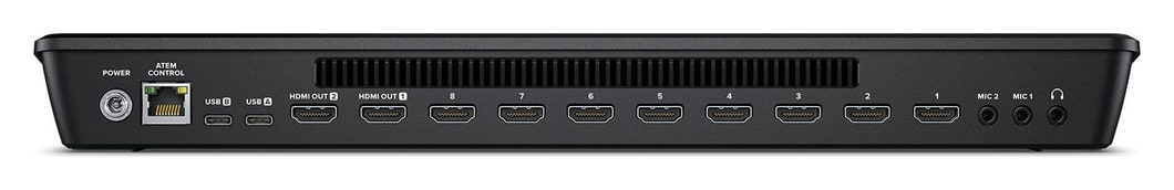 ATEM Mini Extreme – Dva izhoda HDMI, dvoje vrat USB-C in slušalke
