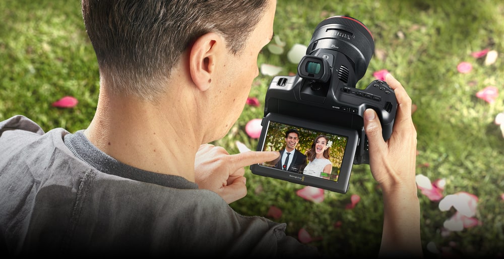 Blackmagic Pocket Cinema Camera Pro EVF – Senzor bližine in podatki o stanju