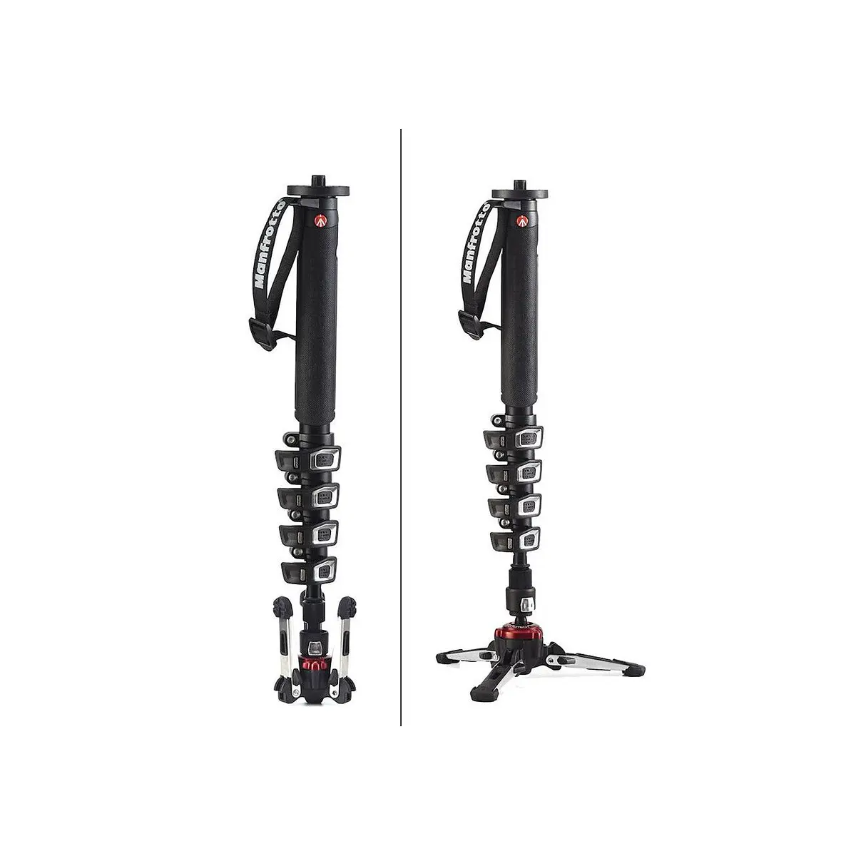 Manfrotto MVMXPROA4 z zloženo in odprto podlago