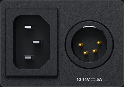 HyperDeck Studio HD Pro – Napajanje AC in DC prek XLR