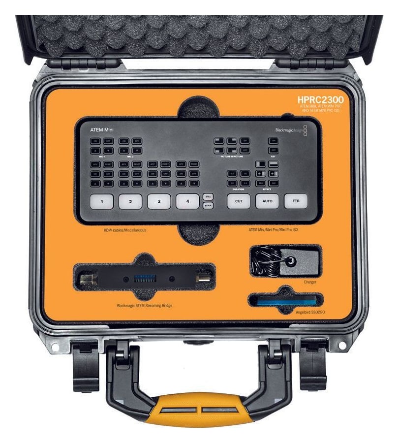 HPRC 2300 – Vložek po meri za ATEM Mini / Mini Pro / Mini Pro ISO