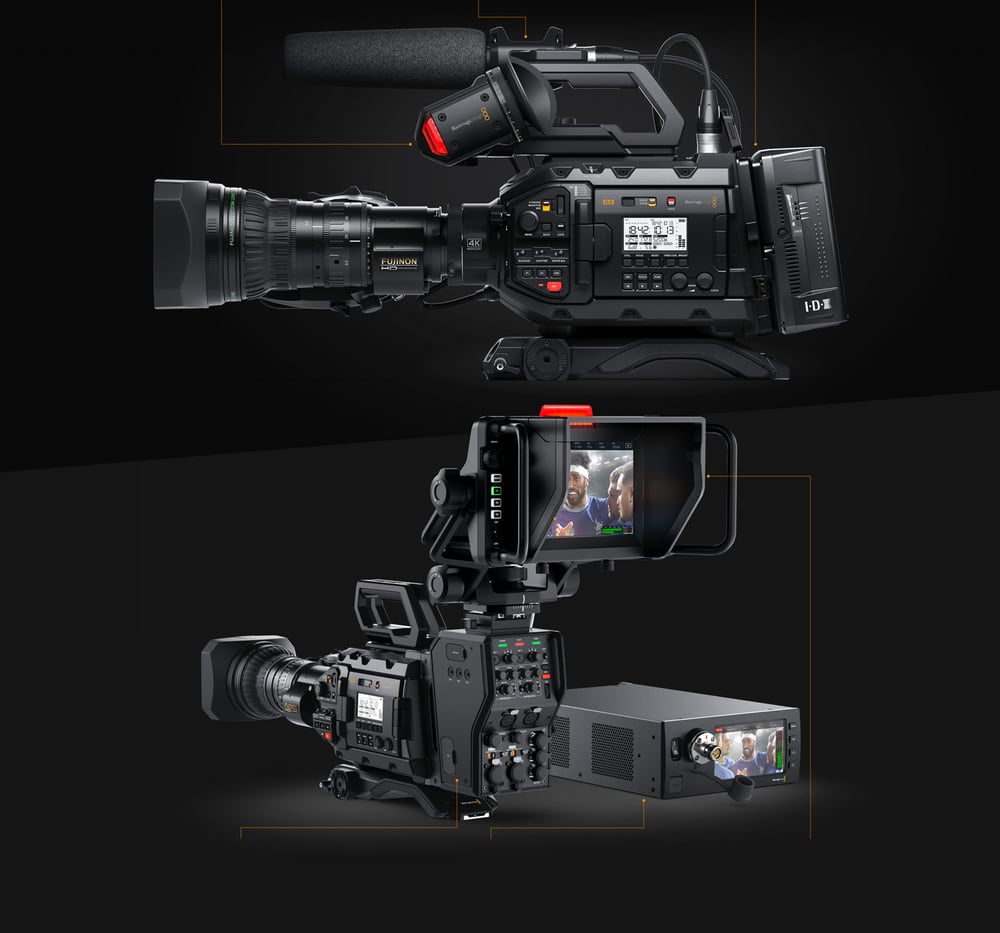 Blackmagic URSA Broadcast G2 – Iskala, optika SMPTE in snemalnik