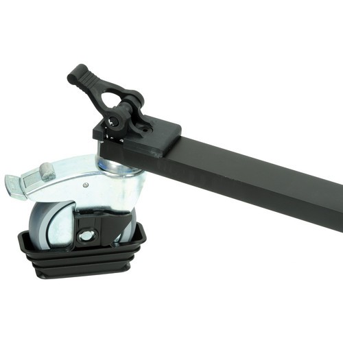 Podrobnost kolesa, zavore in pritrditve stativa Manfrotto 114MV