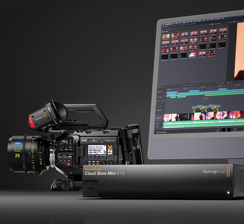 Blackmagic Design Cloud Store Mini 8TB – Za montažo, barvno korekcijo in zvok