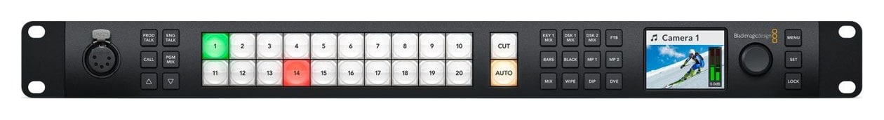 ATEM 2 M/E Constellation HD – Upravljalna plošča neposredno spredaj
