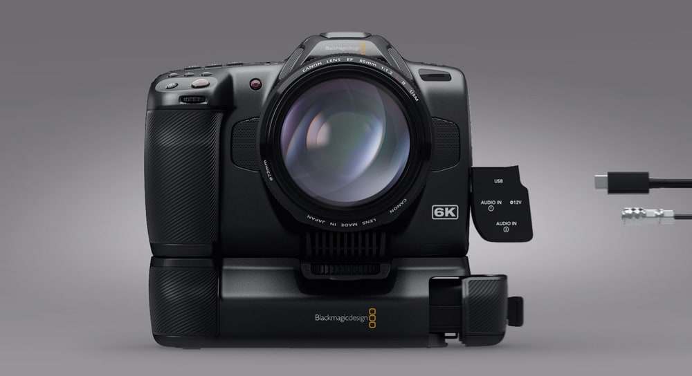 Blackmagic Pocket Cinema Camera 6K G2 – Baterije NP-F570 in Battery Pro Grip