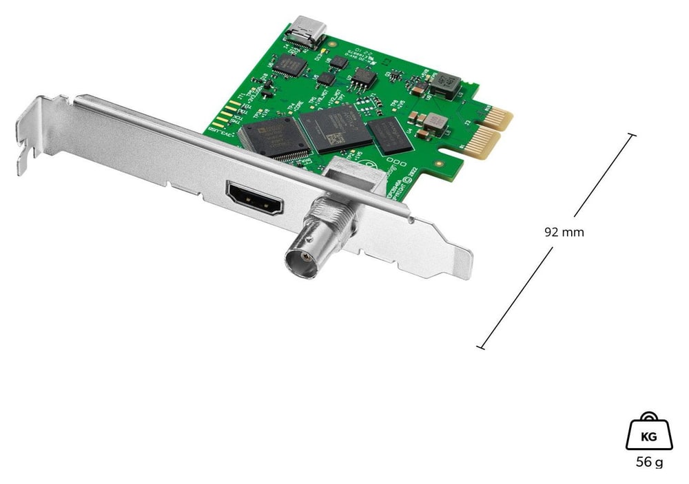 DeckLink Mini Recorder HD – Nizek profil, dva nosilca