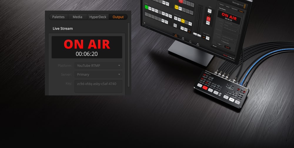 ATEM SDI Pro ISO – Pretakanje neposredno prek Etherneta