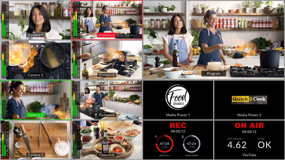 ATEM SDI Extreme ISO – Multiview z do 16 pogledi