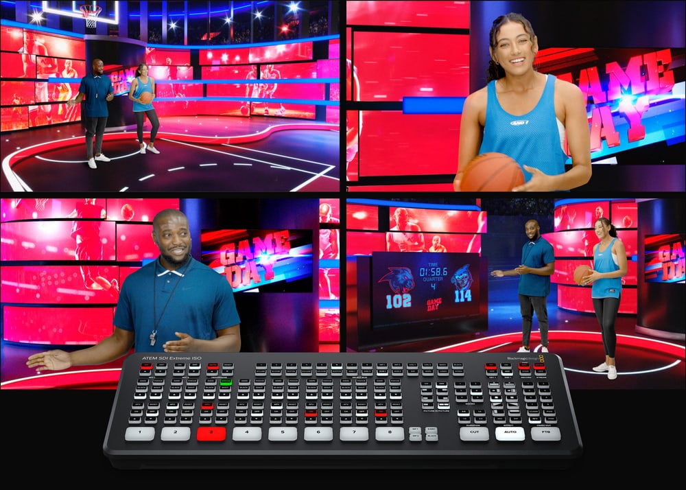 ATEM SDI Extreme ISO – Virtualne scene s štirimi keyerji