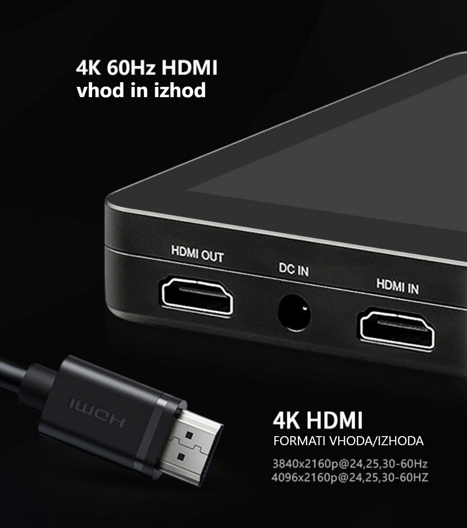 Desview U6 – Vhod in izhod HDMI 2.0