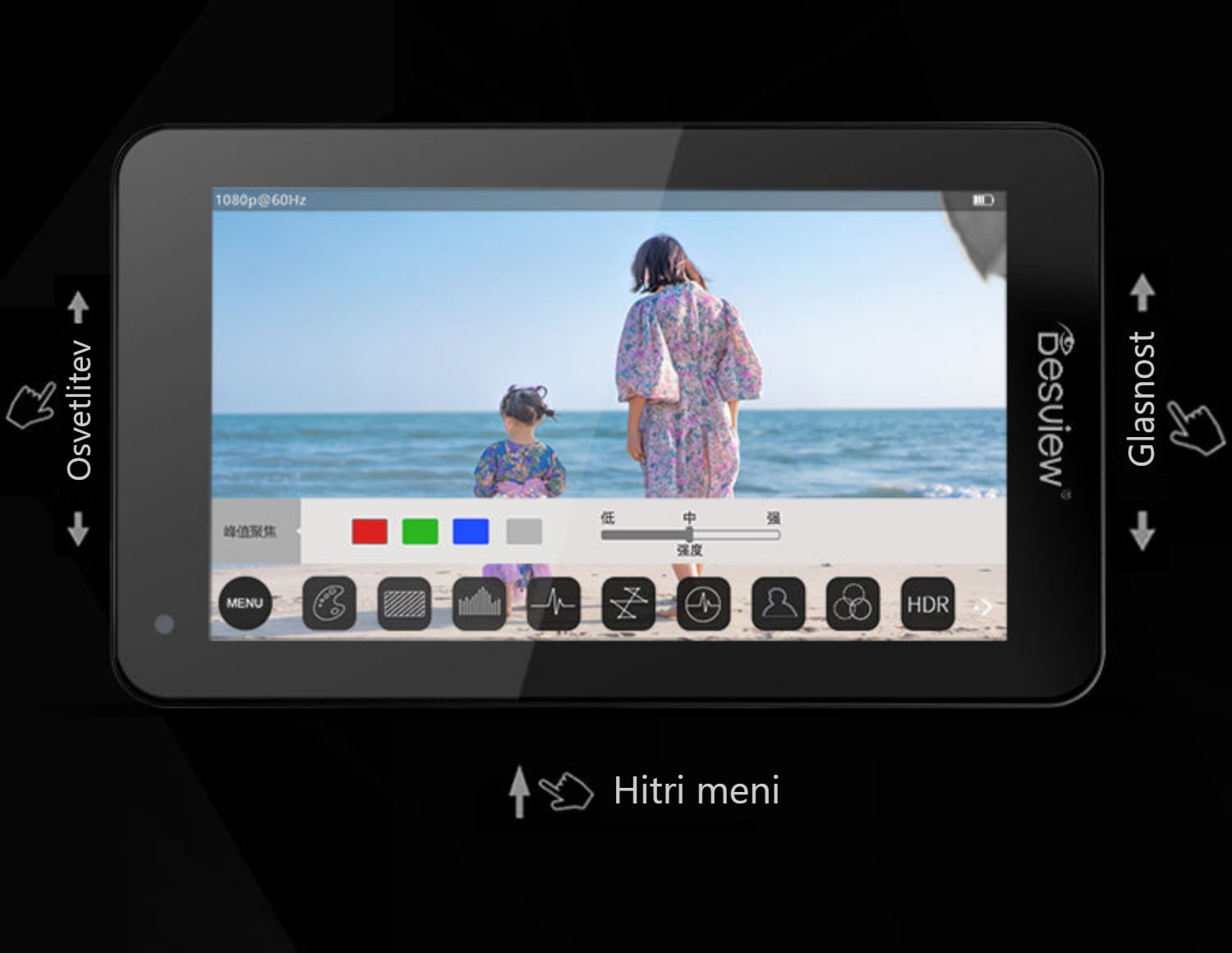 Desview U6 – Hitri meni