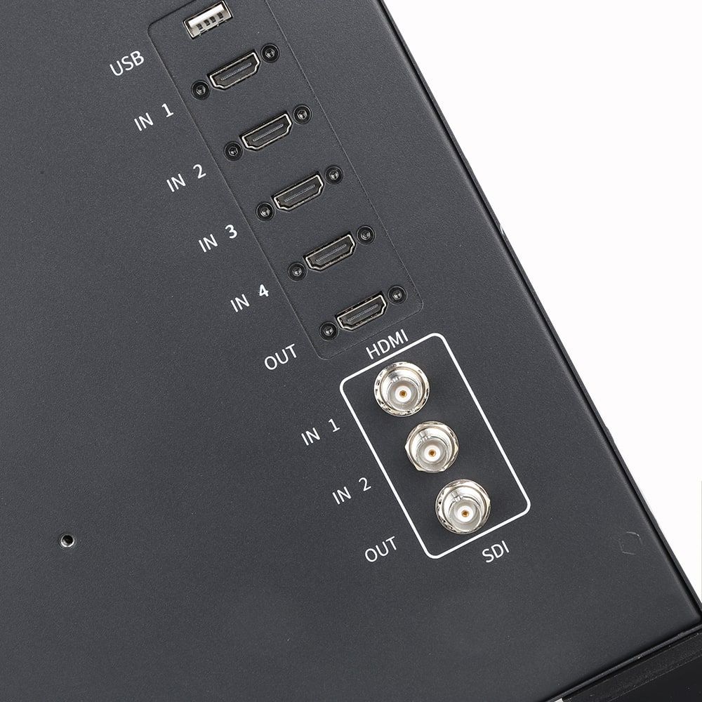 Štirje HDMI, dva 3G-SDI