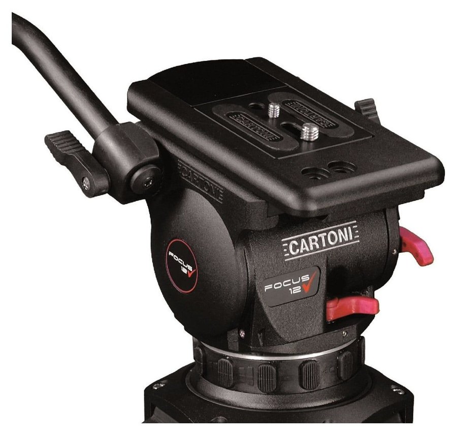 Cartoni Focus 12 Red Lock sistem GS – Fluidna glava Focus 12