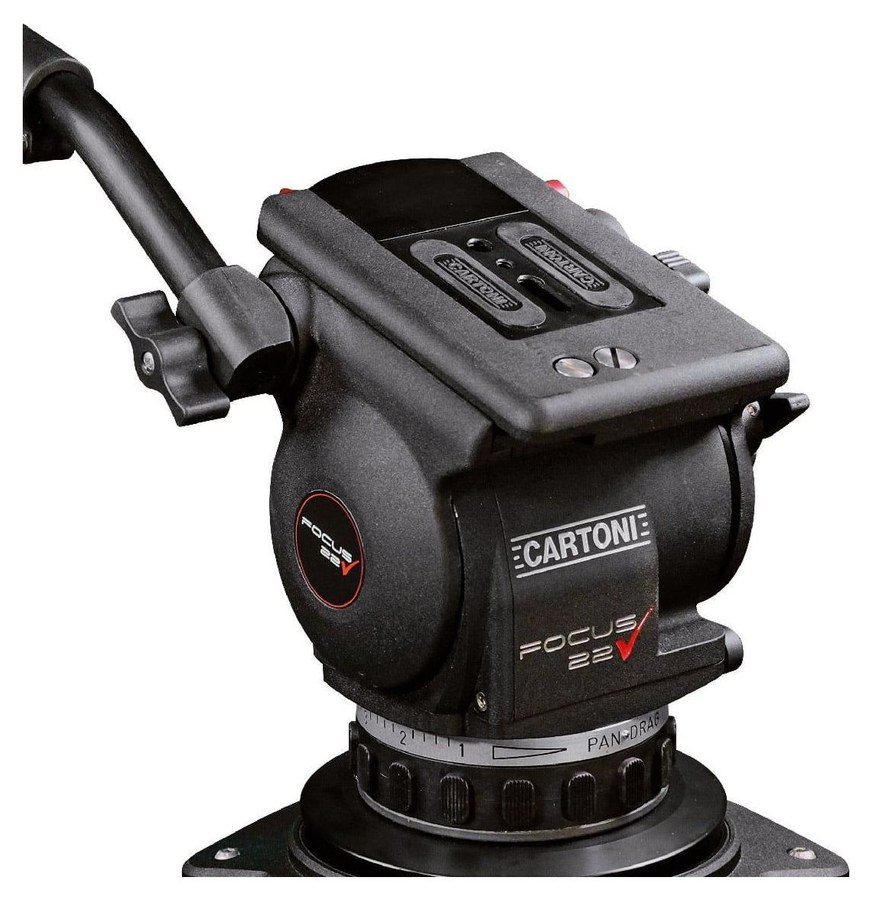 Cartoni Focus 22 sistem SDS ALU – Fluidna glava Focus 22