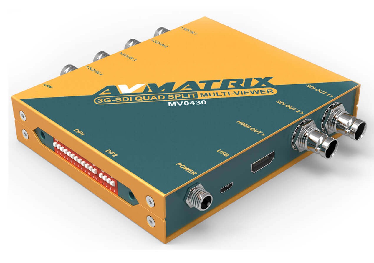 AVMATRIX MV0430 – Vhodi in izhodi
