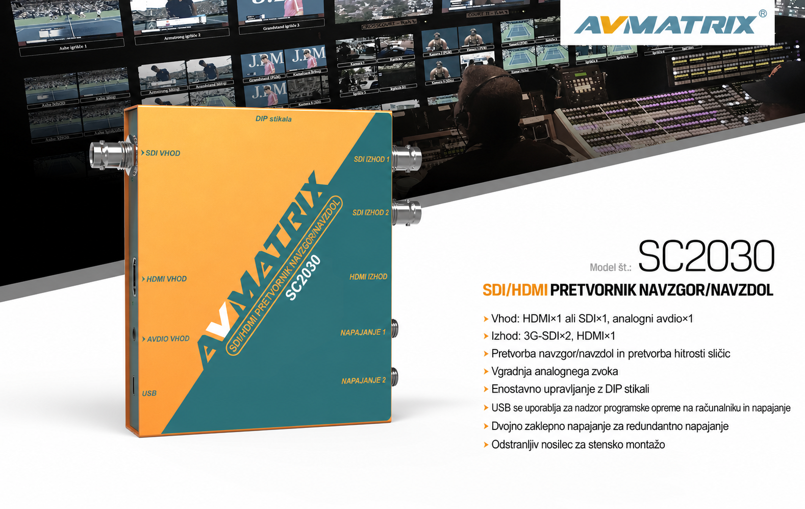 AVMATRIX SC2030 – slovenska infografika 1