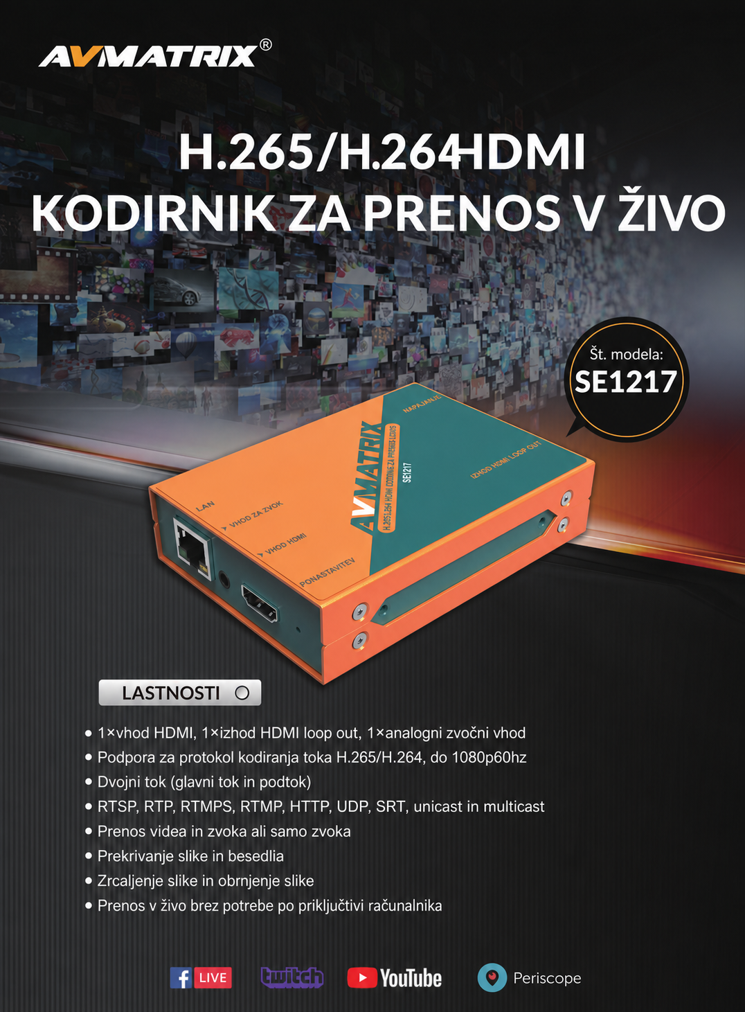 AVMATRIX SE1217