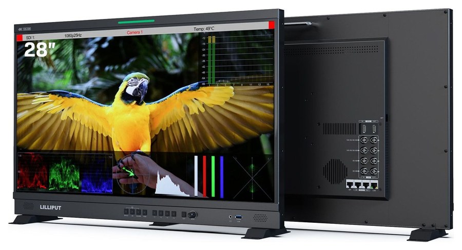 Lilliput Q28 optični modul SFP – Reža SFP+ na monitorju