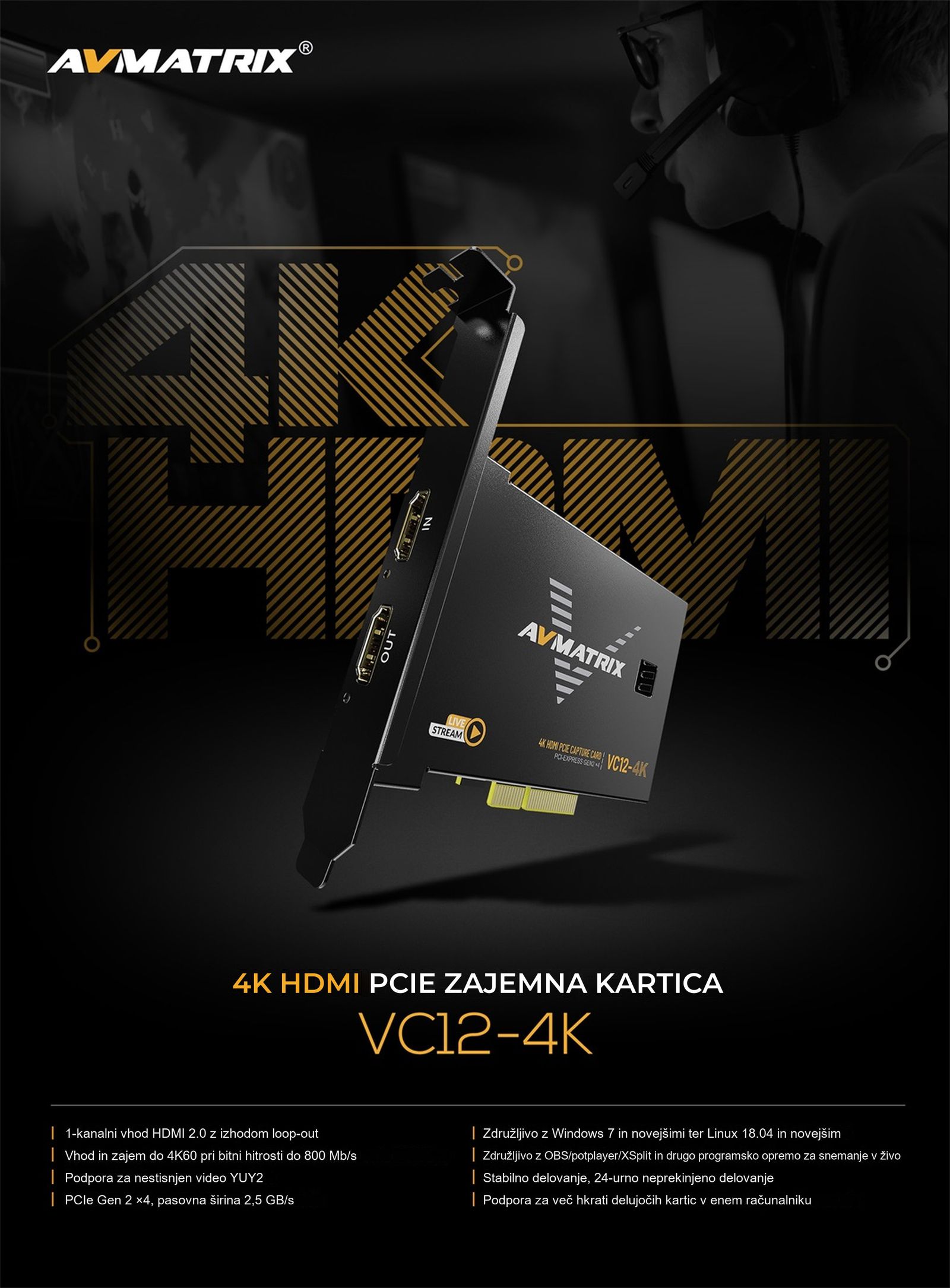 AVMATRIX VC12-4K – infografika