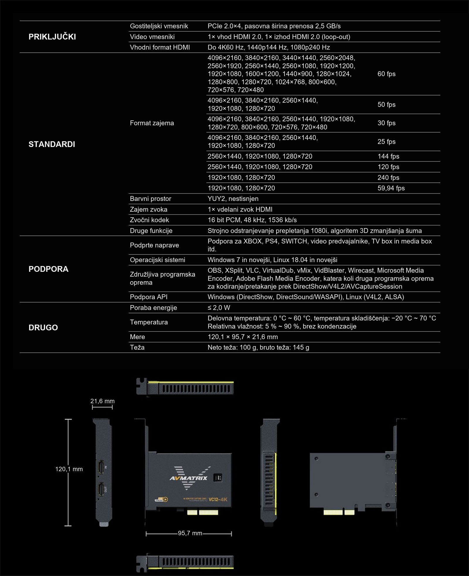 AVMATRIX VC12-4K – infografika