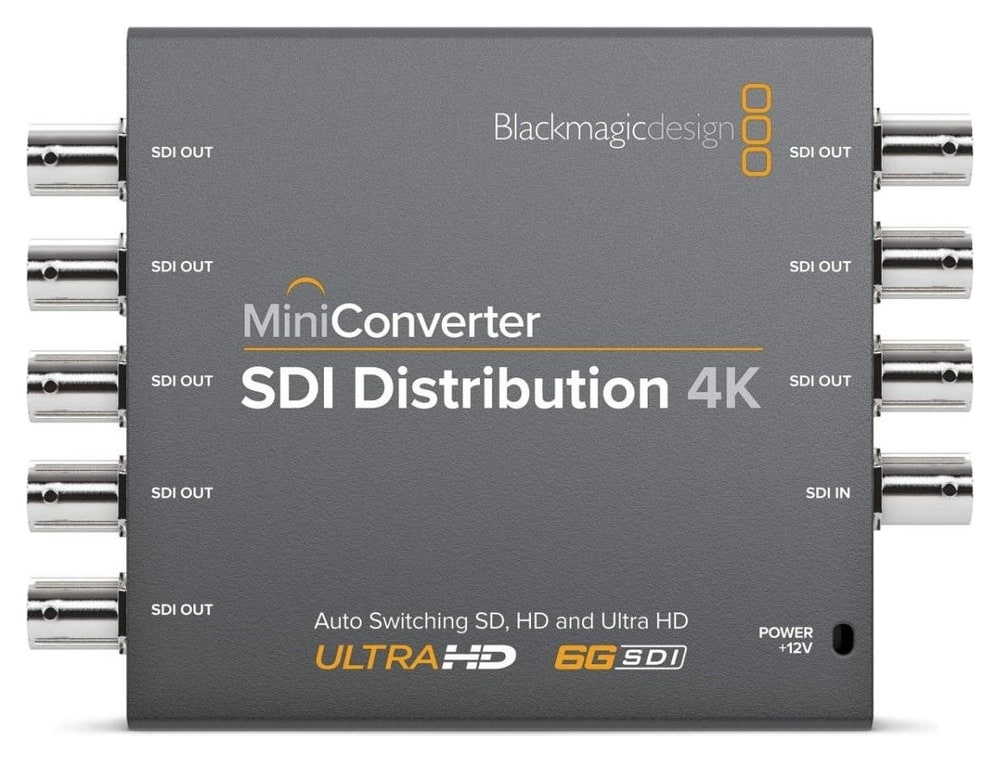 Mini Converter SDI Distribution 4K – Osem izhodov SDI za celotno delovno mesto