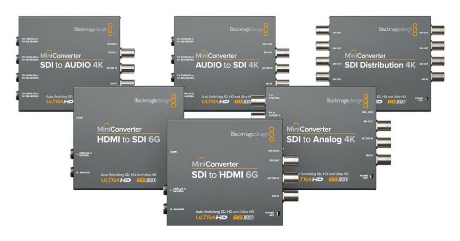 Mini Converter SDI Distribution 4K – Serija Mini Converter 6G