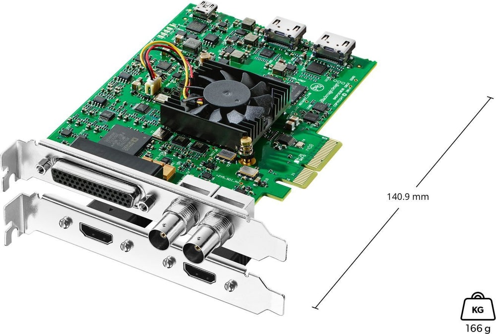 DeckLink Studio 4K – Mere in namestitev