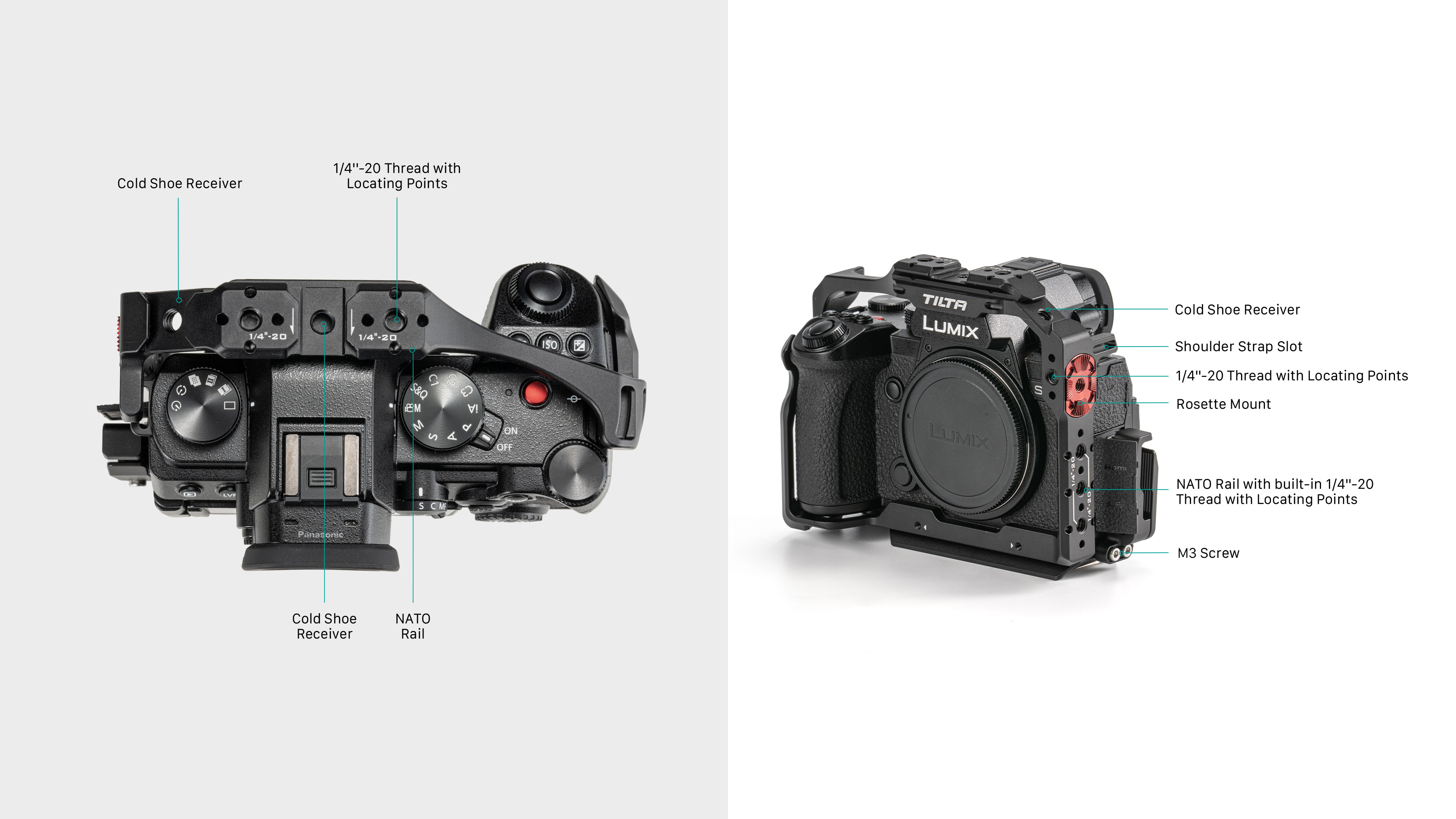 Full Camera Cage for Panasonic S5 II/IIX/G9 II Full Camera Cage for Panasonic S5 II/IIX/G9 II