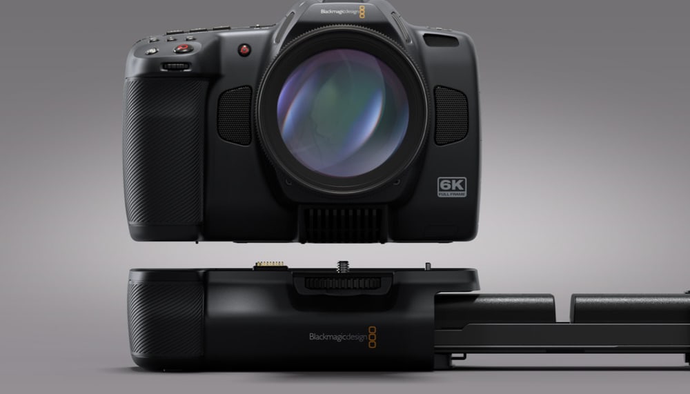 Blackmagic Cinema Camera 6K – Napajanje iz baterije, 12 V in USB-C