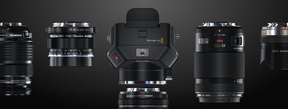 Blackmagic Design Micro Studio Camera 4K G2 – Objektivi MFT in občutljiv senzor