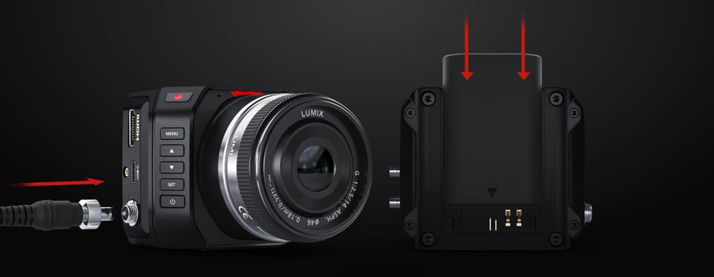 Blackmagic Design Micro Studio Camera 4K G2 – Napajanje z rezervo