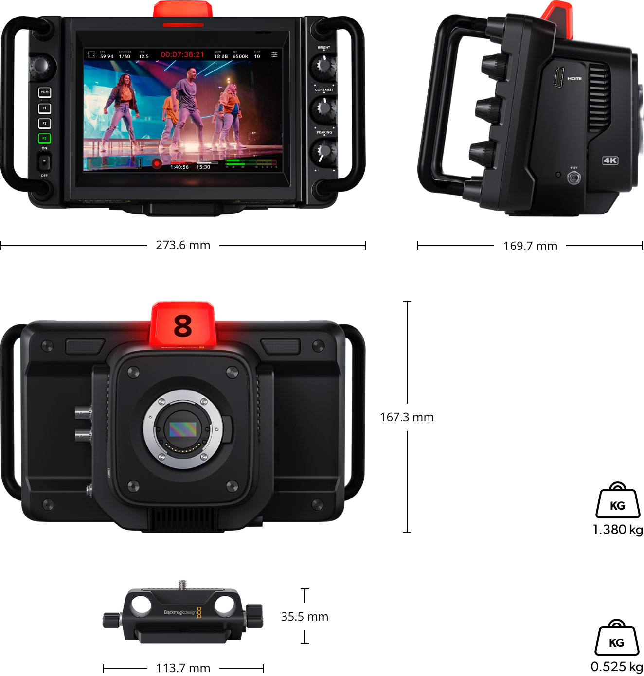Mere Blackmagic Studio Camera 4K Plus G2