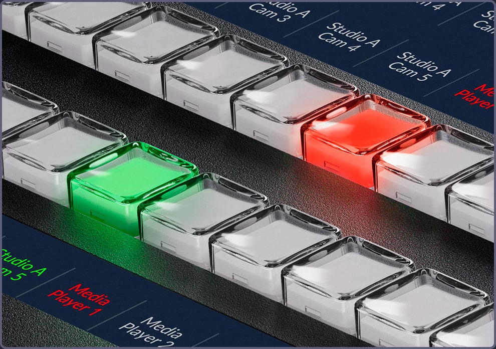 ATEM 1 M/E Advanced Panel 20 – Tipke virov z napisi LCD