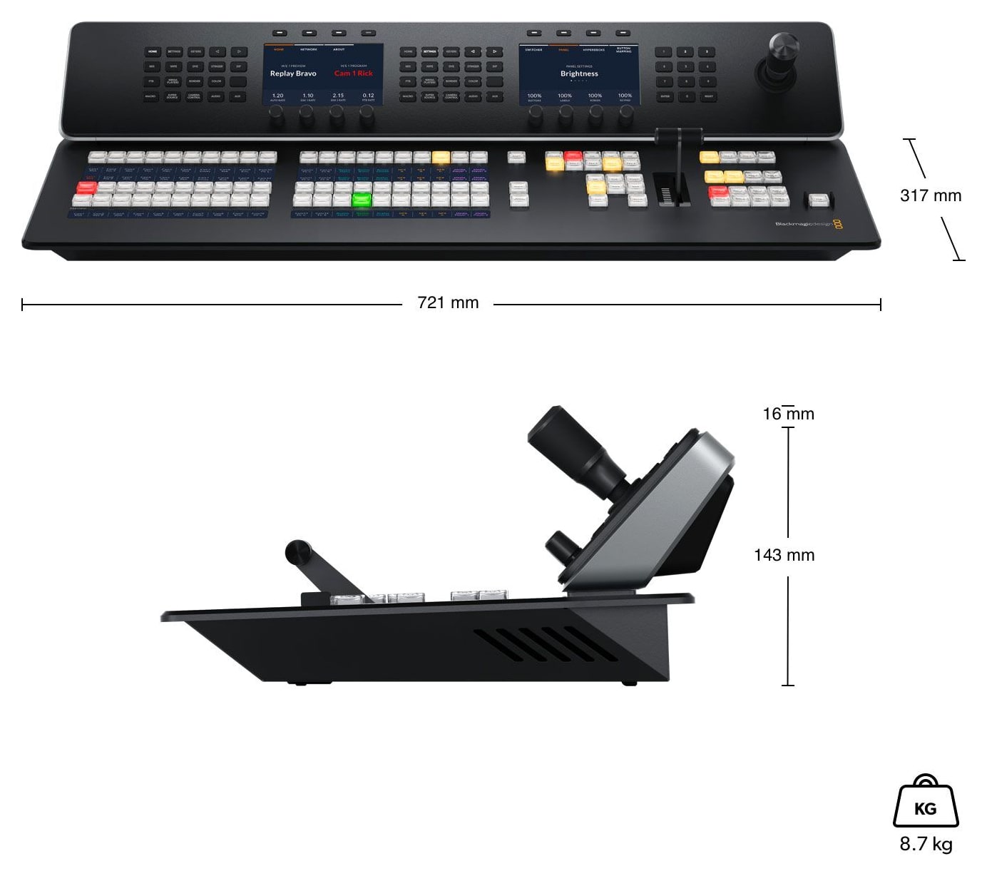 ATEM 1 M/E Advanced Panel 20 – Mere