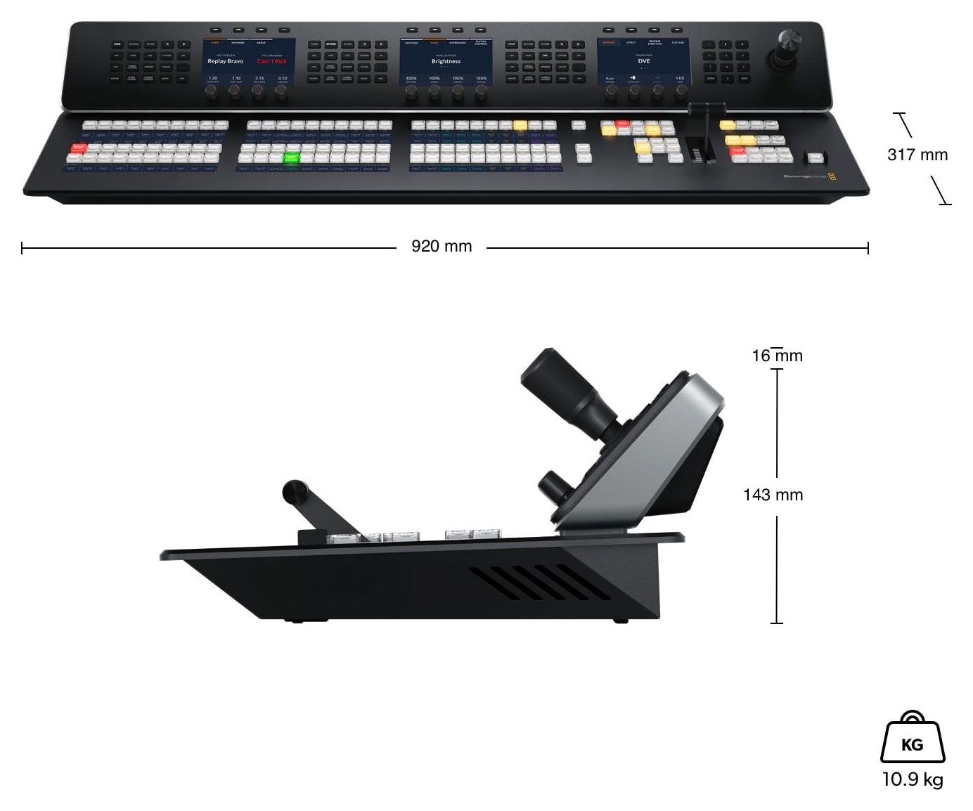 ATEM 1 M/E Advanced Panel 30 – Mere