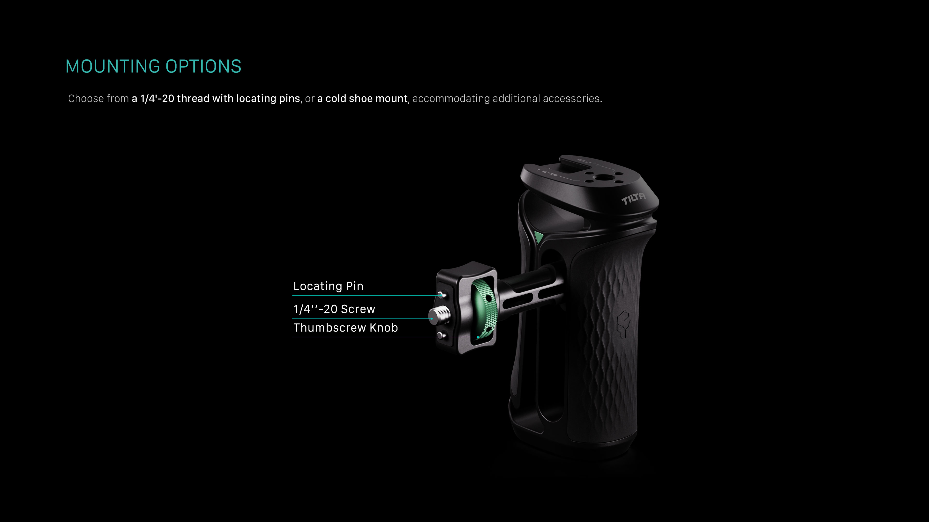 Tilta Xeno Side Handle (1/4"-20 with Locating Pins)