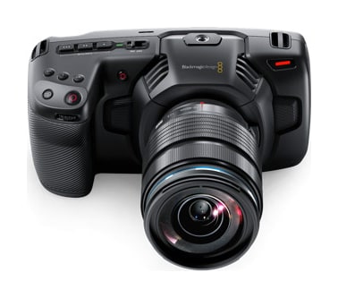 Blackmagic Pocket Cinema Camera 4K – Trdno ohišje in upravljanje na ročaju